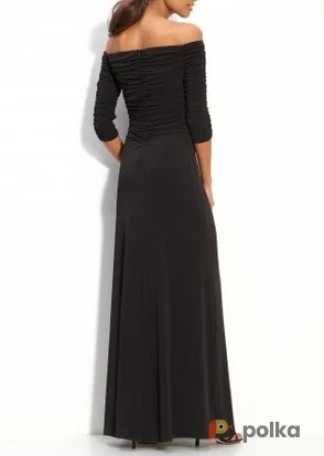 Возьмите Платье Laundry by Shelli Segal Black Long Dress Sleeve 3/4 Размеры 40, 42 напрокат (Фото 1) в Москве