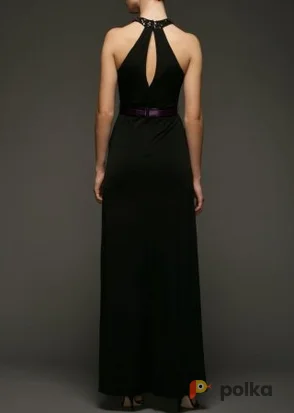 Возьмите Платье Marc Bouwer Black Drape Rhinstone Gown Размер 40 напрокат (Фото 1) в Москве