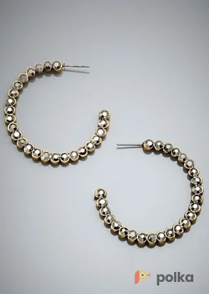 Возьмите Серьги CHLOE & THEODORA Crystal Hoop Earrings напрокат (Фото 1) в Москве