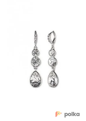 Возьмите Серьги GIVENCHY Crystal Rhinestone Dangle Earrings напрокат (Фото 1) в Москве