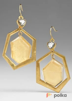 Возьмите Серьги KENNETH COLE NEW YORK Geometric Drop Earrings напрокат (Фото 1) в Москве