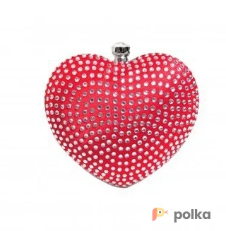 Возьмите Клатч Jessica McClintock Clutch Sweatheard Red напрокат (Фото 1) в Москве