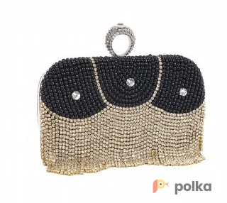Возьмите Клатч Scarleton Beige/Black/Pearl   Gatsby Clutch напрокат (Фото 1) в Москве