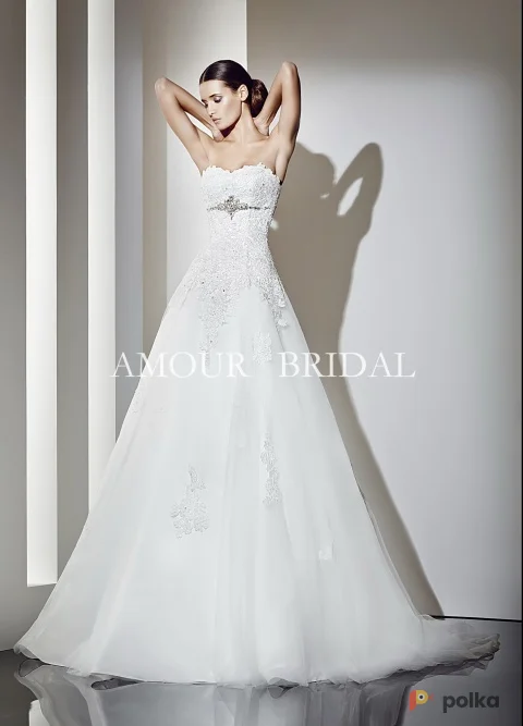 Возьмите Свадебное платье с кружевом Amour bridal напрокат (Фото 1) в Москве