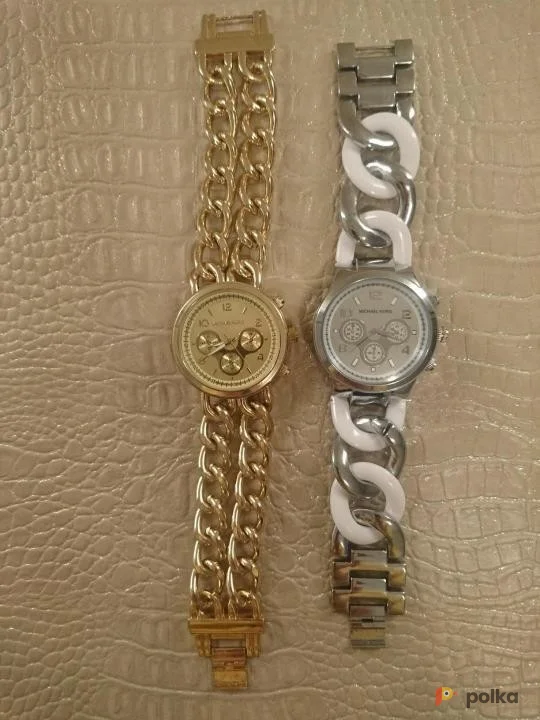 Возьмите Часы Michael Kors Майл Корс золотые серебряные напрокат (Фото 1) в Москве