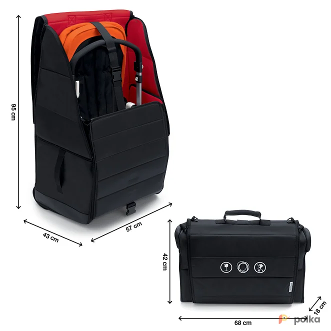 Возьмите Сумка для перевозки коляски Bugaboo Comfort Bag напрокат (Фото 1) в Москве