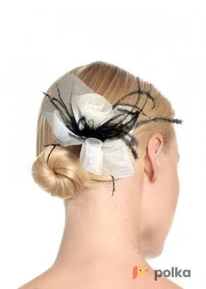 Возьмите Украшение на голову Cara couture Black White Rose Headband напрокат (Фото 1) в Москве