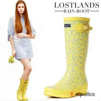 Возьмите Сапоги резиновые желтые осенние весенние напрокат (Фото 1) в Москве