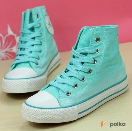 Возьмите Кеды женские летние мятные бирюзовые напрокат (Фото 1) в Москве