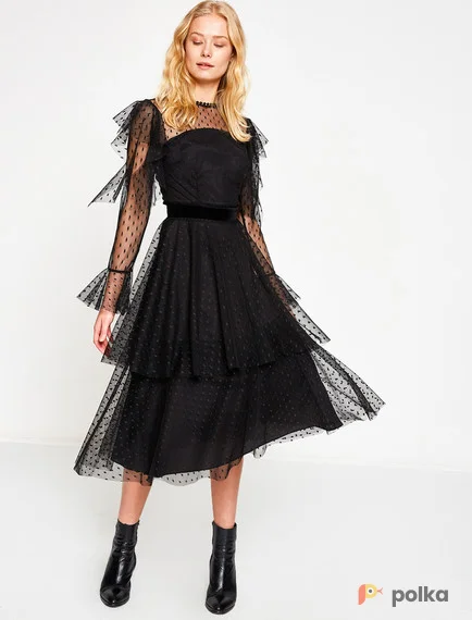 Возьмите Exclusive Black Translucent Dress напрокат (Фото 1) в Москве