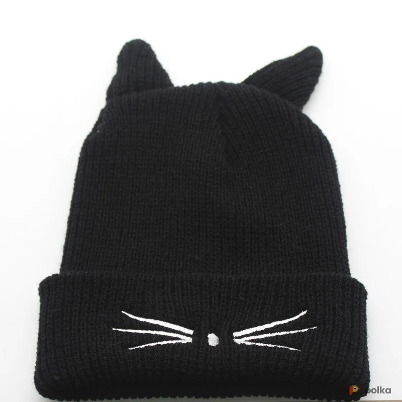 Возьмите Шапка вязаная с ушами кошка напрокат (Фото 1) в Москве