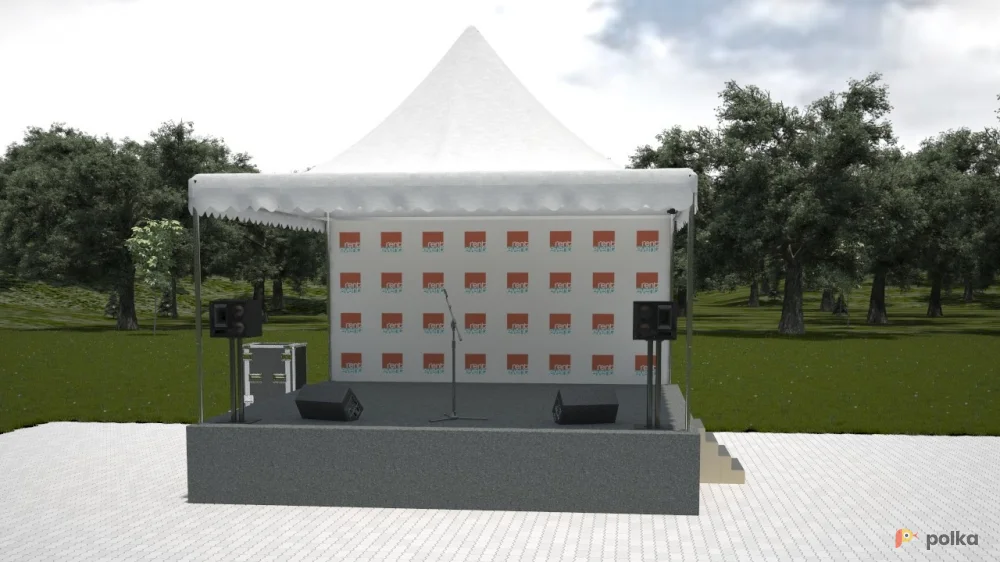 Возьмите Сцена-шатер, 5х5, 25 м2 напрокат (Фото 1) в Санкт-Петербурге