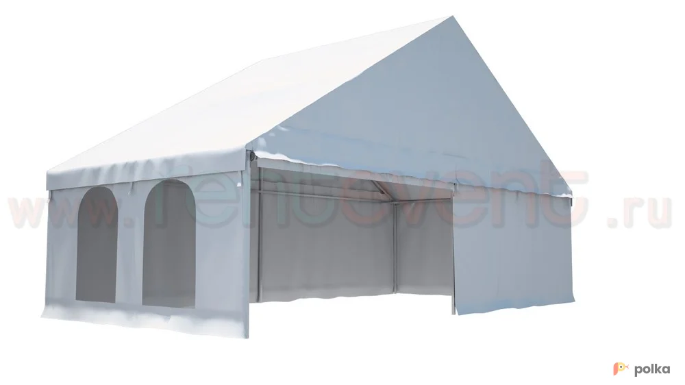 Возьмите Шатер двухскатный модульный, 5х10, 50 м2 напрокат (Фото 1) в Санкт-Петербурге
