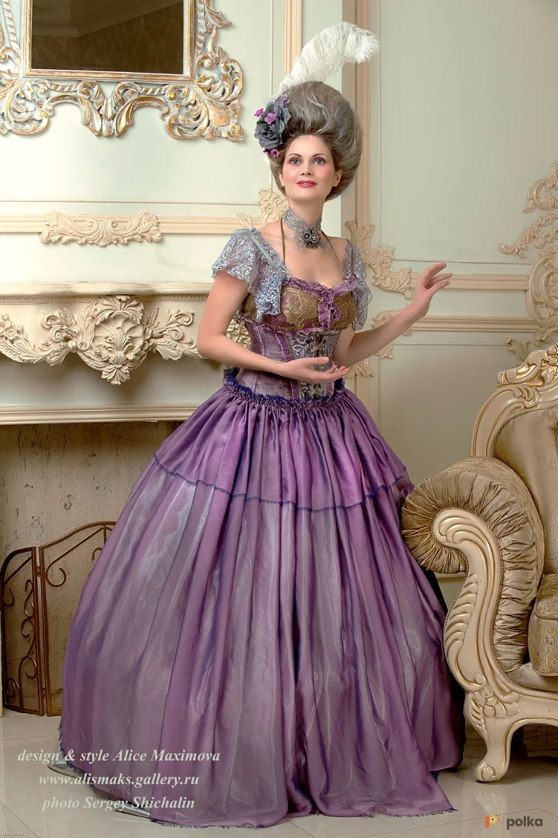 Возьмите Платье Бальное Историческое 18 и 19 век напрокат (Фото 1) в Москве