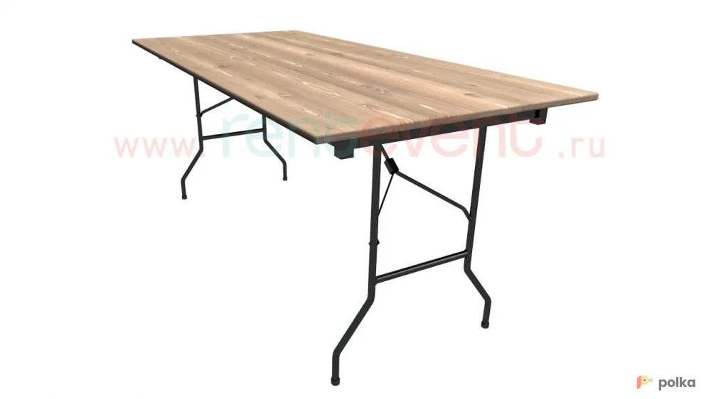 Возьмите Стол прямоугольный, 120х60 см, коричневый напрокат (Фото 1) в Санкт-Петербурге
