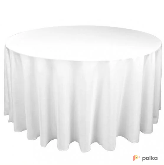 Возьмите Скатерть-наперон, Ø2100, белая напрокат (Фото 1) в Санкт-Петербурге