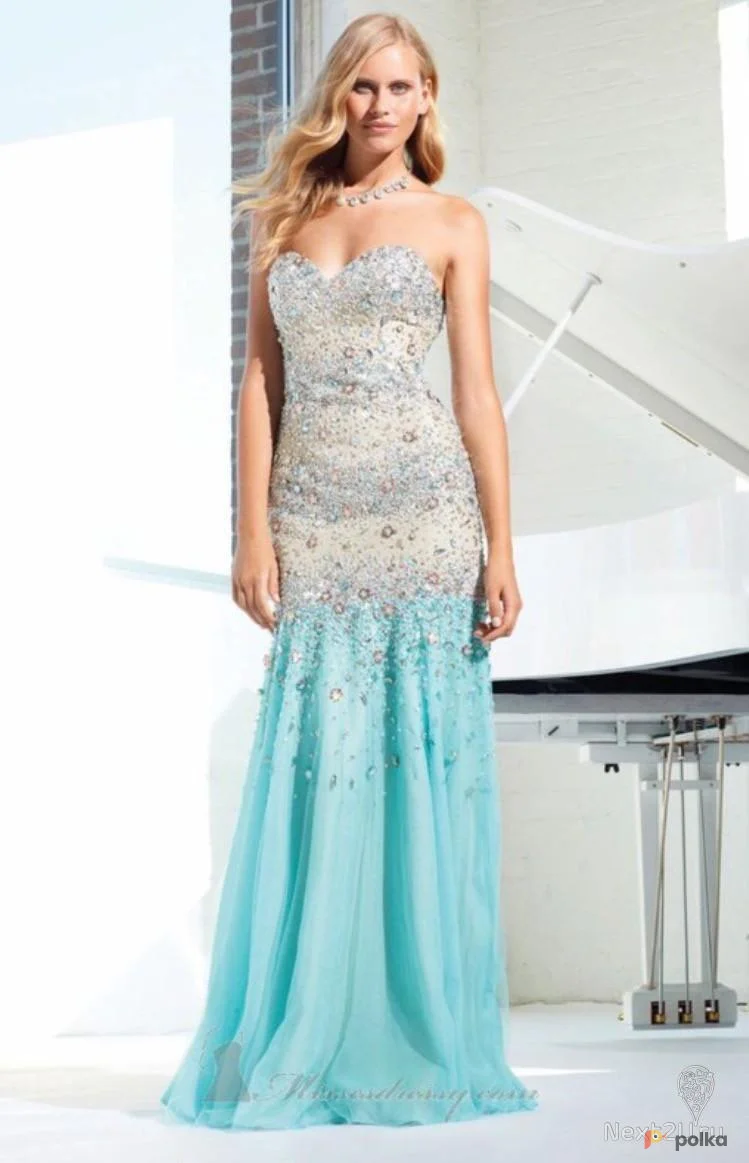 Возьмите Голубое платье Terani Couture напрокат (Фото 1) в Москве