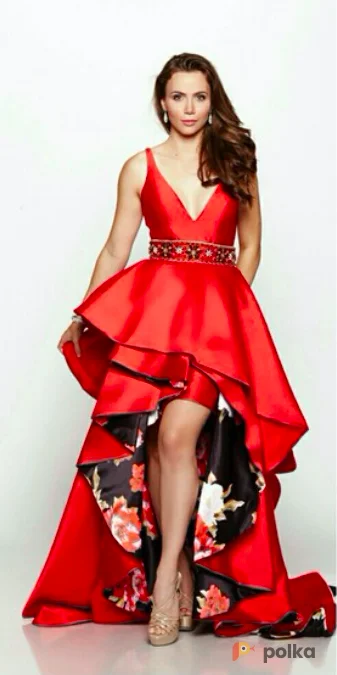 Возьмите Красное платье с цветами напрокат (Фото 1) в Москве