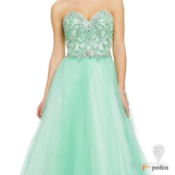 Возьмите Мятное платье Terani Couture напрокат (Фото 1) в Москве