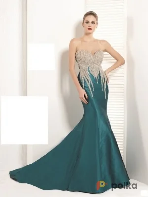 Возьмите Вечернее платье Tarik Ediz со шлейфом напрокат (Фото 1) в Москве