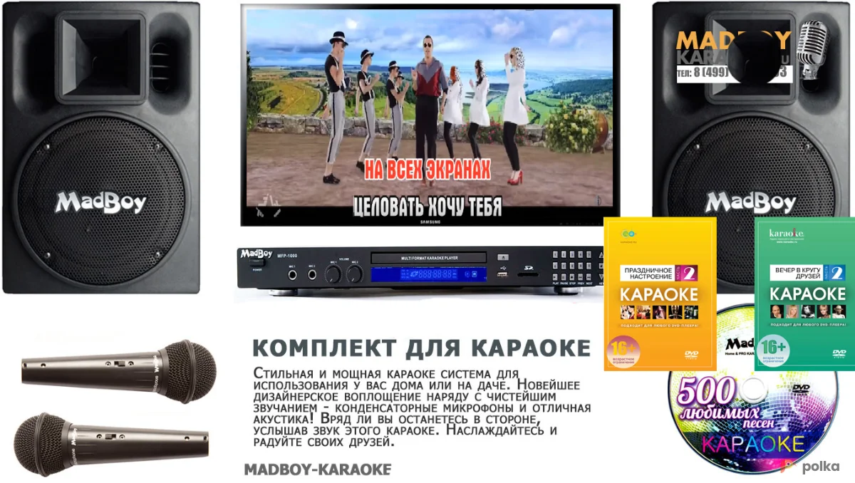 Возьмите караоке напрокат (Фото 1) в Москве