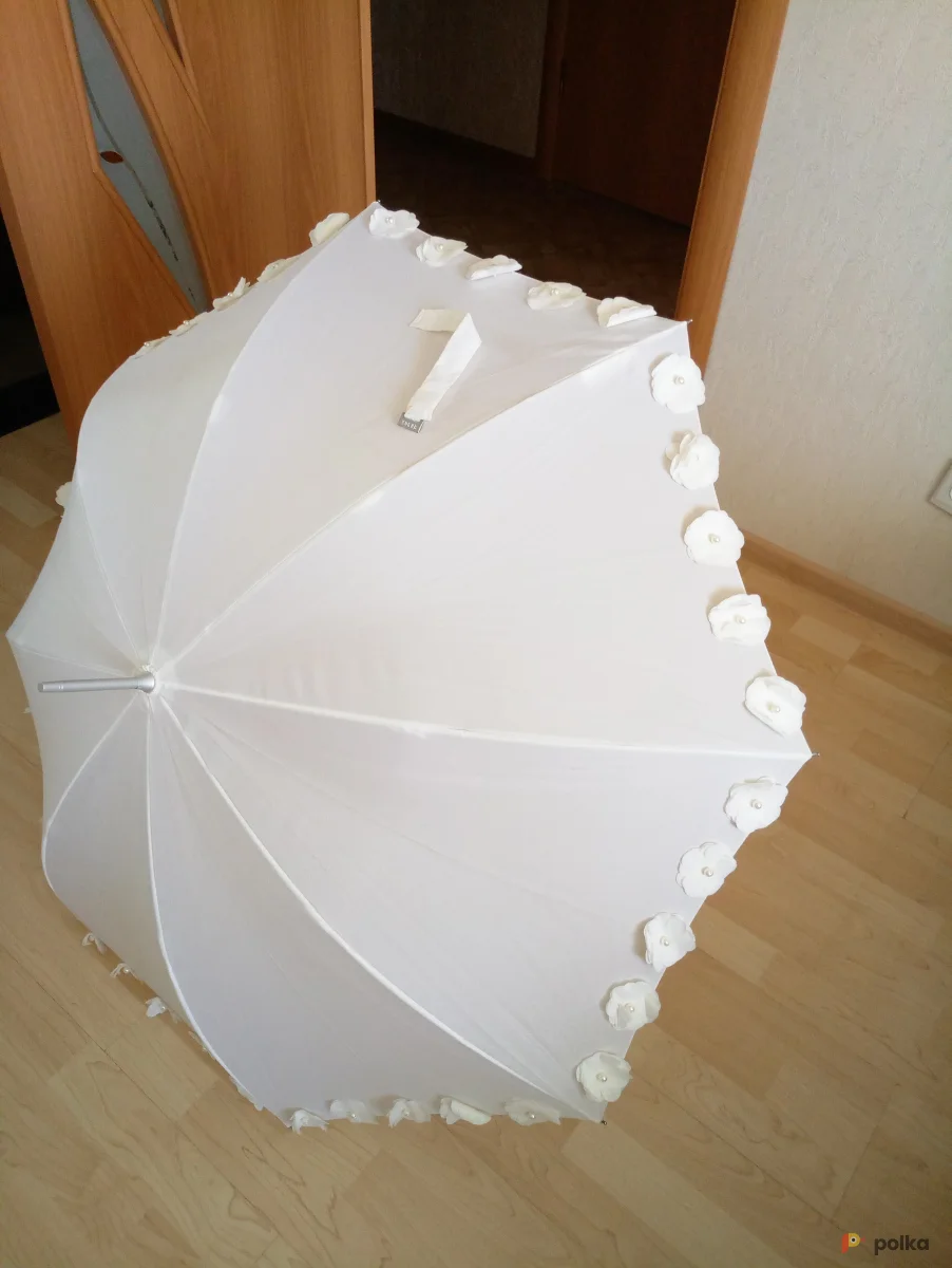 Возьмите Зонтик свадебный белый напрокат (Фото 1) в Санкт-Петербурге