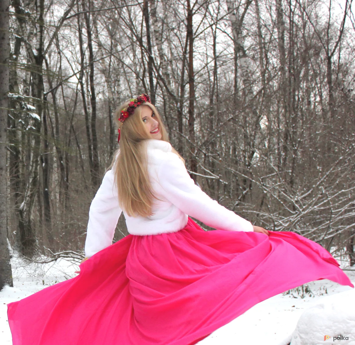 Возьмите Розовое платье в пол напрокат (Фото 1) в Москве