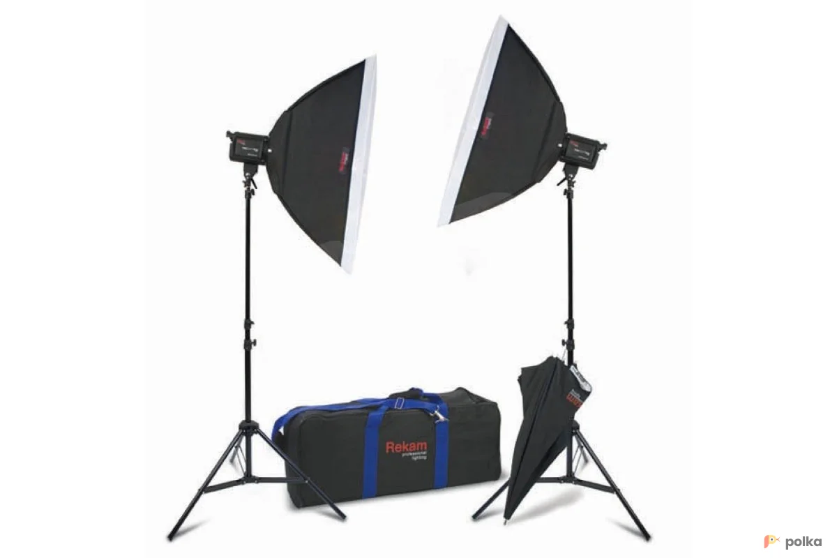 Возьмите Комплект постоянного света Rekam HaloLight 1000 (2 моноблока в комплекте) напрокат (Фото 1) в Москве