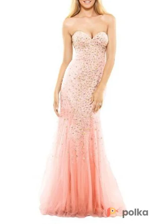 Возьмите Платье Terani Couture Crystal Peach Gown  напрокат (Фото 1) в Москве