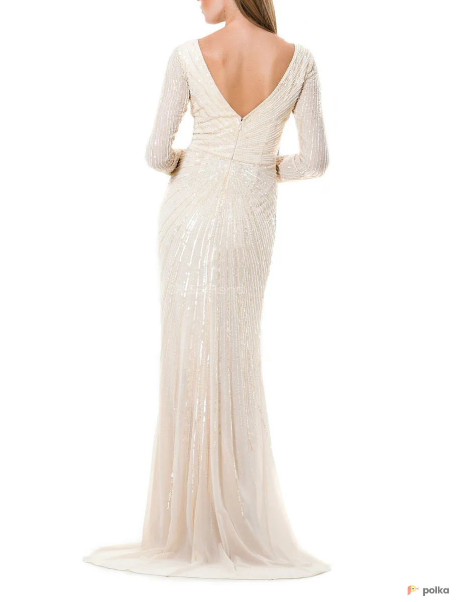 Возьмите Платье Terani Couture Ivory Long Sleeve Gown напрокат (Фото 1) в Москве