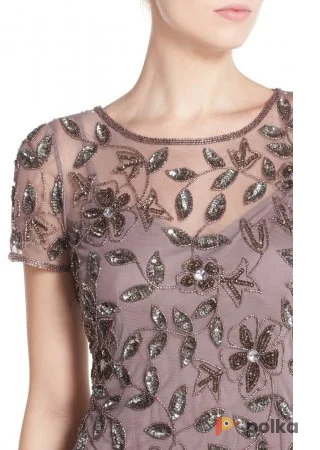 Возьмите Платье Adrianna Papell Beaded Floral Dress напрокат (Фото 1) в Москве