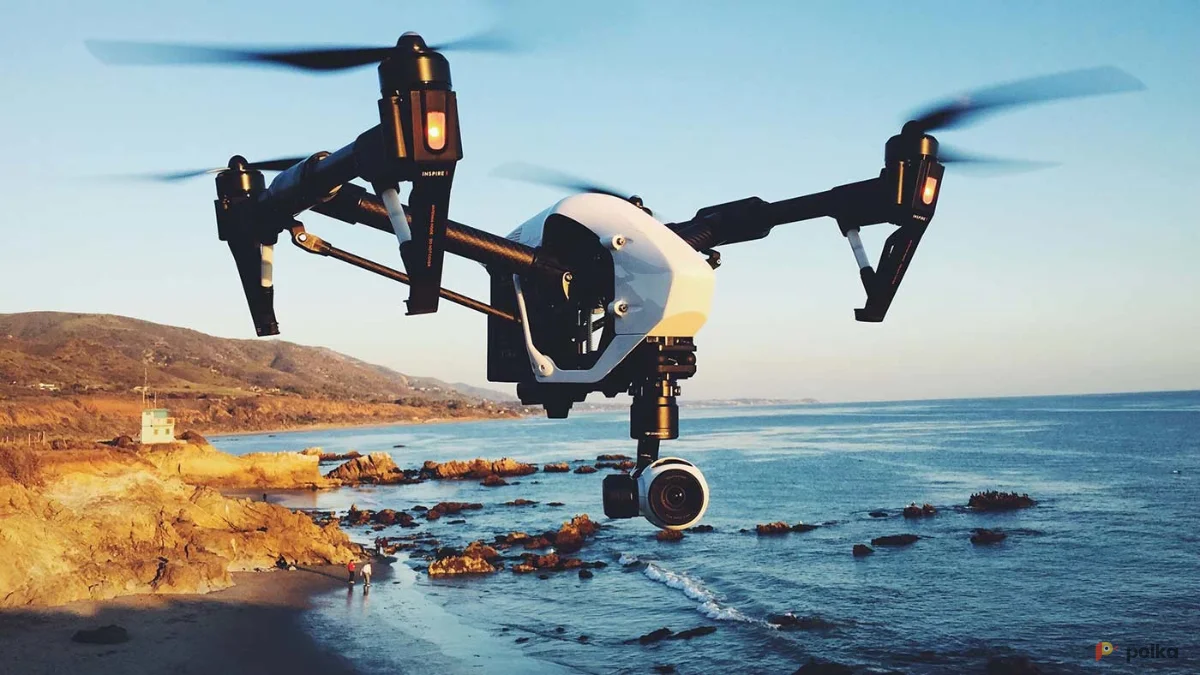 Возьмите Профессиональный квадрокоптер DJI Inspire 1 напрокат (Фото 1) в Москве