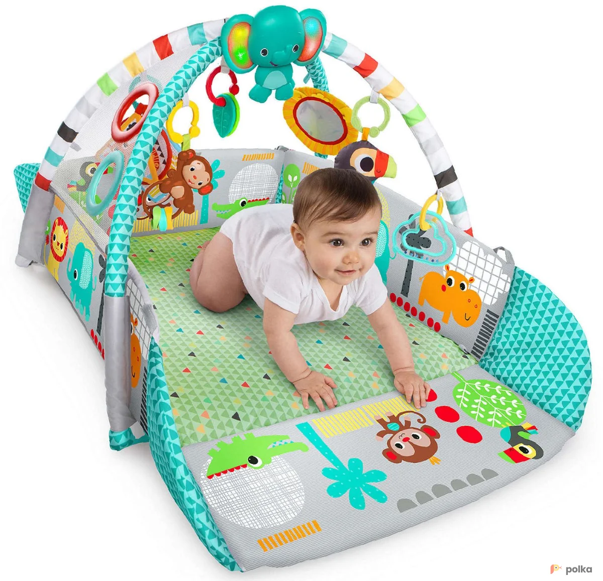 Возьмите Развивающий коврик Bright Starts Мечты об Африке 5-в-1 напрокат (Фото 1) в Москве