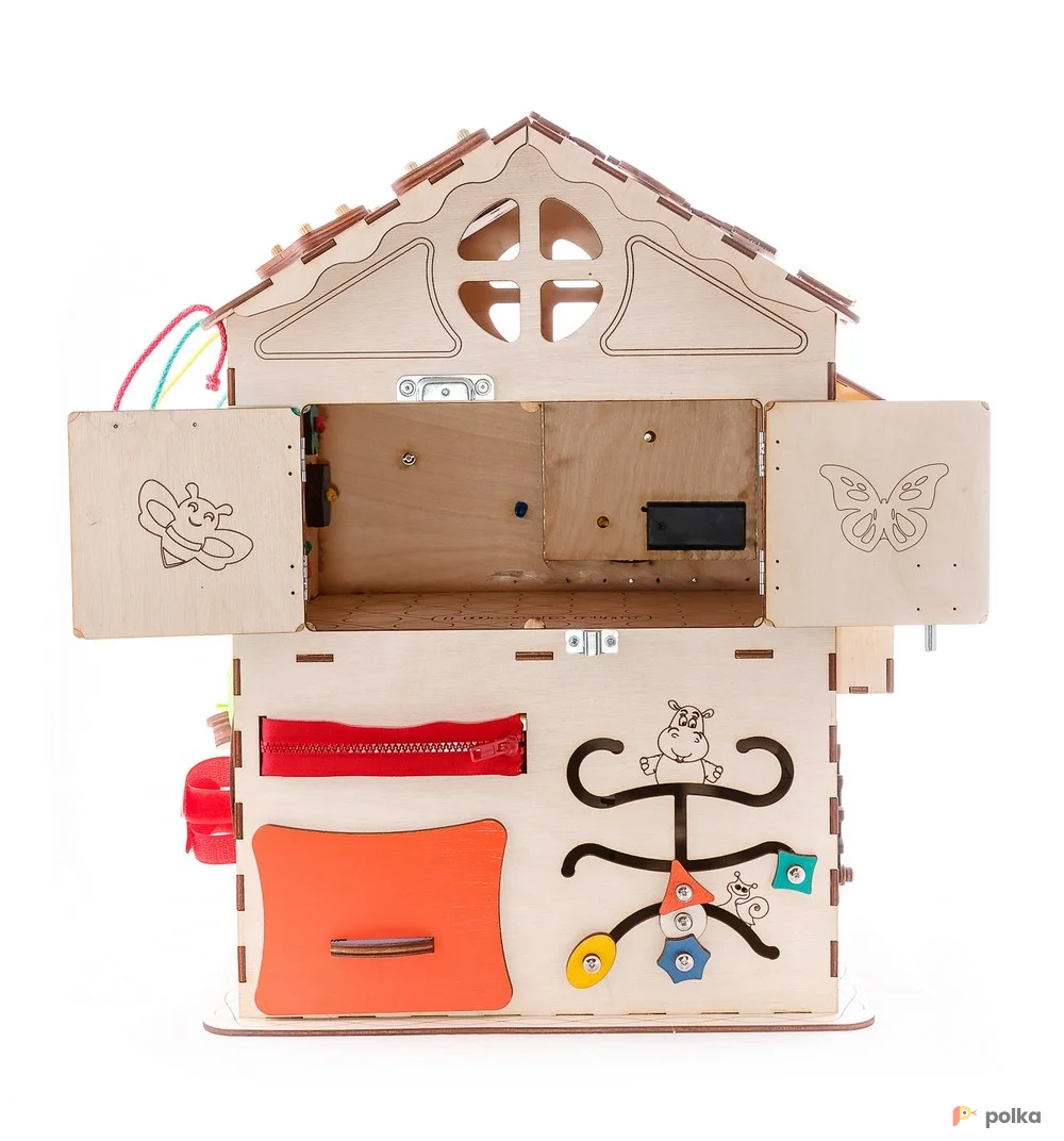 Возьмите Бизиборд IWOODPLAY Развивающий домик	 напрокат (Фото 1) в Москве