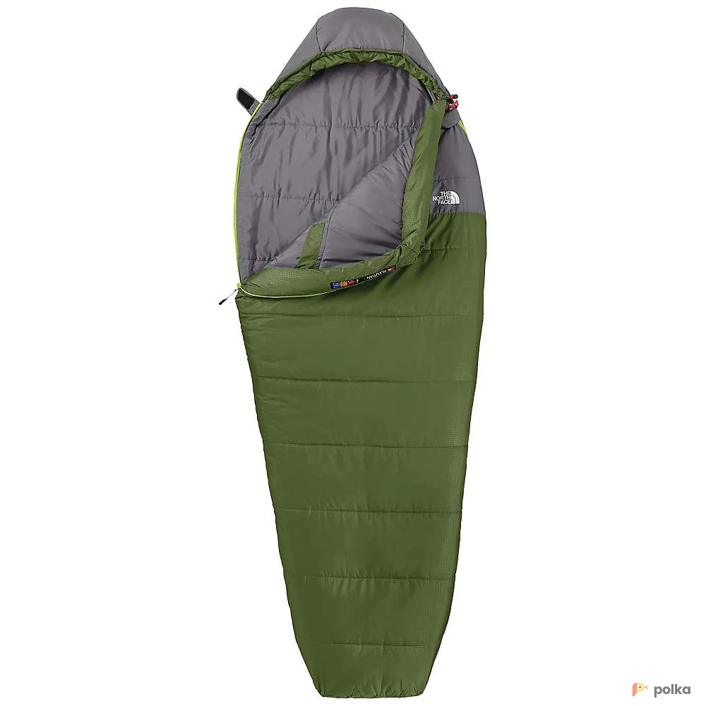 Возьмите Спальный  мешок The North Face Aleutian 0/-18 Scallion Green/Zinc Grey 183см(ЗИМНИЙ) напрокат (Фото 1) в Москве