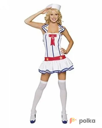 Возьмите Костюм для фотосессии: МОРЯЧКА БЕЛАЯ 42-44 размер. напрокат (Фото 1) в Москве