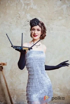 Возьмите Костюм для фотосессии: Платье Серебряные кисти напрокат (Фото 1) в Москве