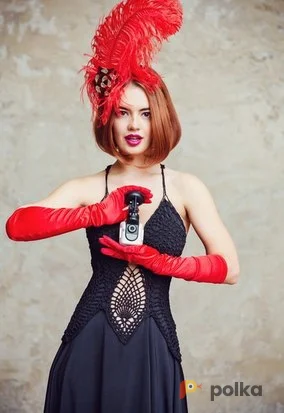 Возьмите Костюм для фотосессии: Платье КАПЛЯ ЧЕРНИЛ 44р напрокат (Фото 1) в Москве