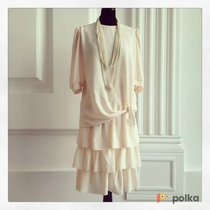 Возьмите Костюм для фотосессии: Английское нежное платье из плотного матового шелка. Размеры 46, 48 напрокат (Фото 1) в Москве