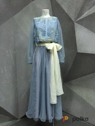 Возьмите Костюм для фотосессии: Нежное шифоновое платье цвета гартензии. Размеры 42-46 напрокат (Фото 1) в Москве