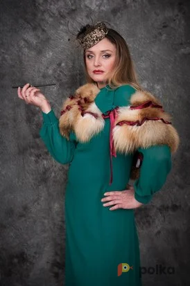 Возьмите Костюм для фотосессии: . Ретро-платье "Изумруды". Размеры 46, 48 напрокат (Фото 1) в Москве