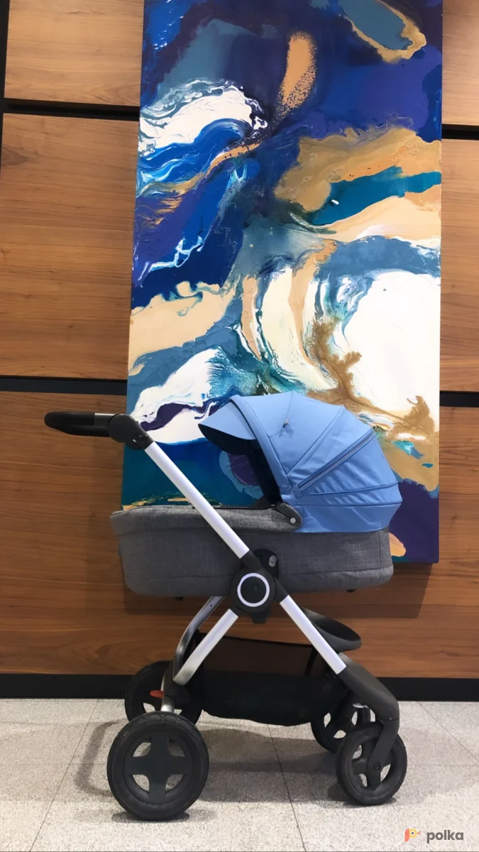 Возьмите Коляска Stokke scoot v3 люлька 10 кг напрокат (Фото 1) в Москве