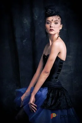 Возьмите Костюм для фотосессии: Кабарэ синее. Размеры 42, 50 напрокат (Фото 1) в Москве