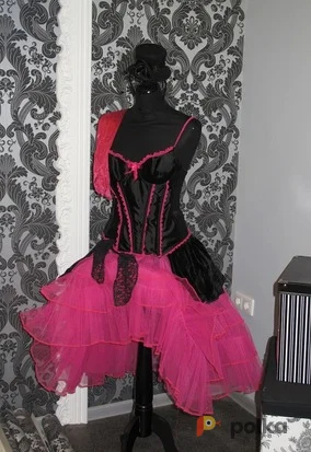 Возьмите Костюм для фотосессии: Кабарэ розовое с черным, 2 фасона  Размеры 42-50 напрокат (Фото 1) в Москве