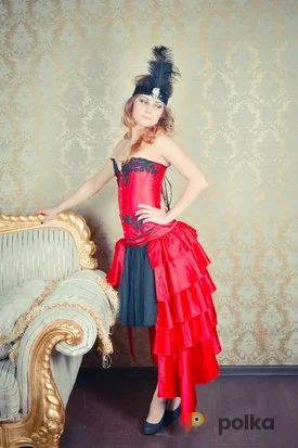 Возьмите Костюм для фотосессии: Платье с красным хвостом Размеры 42, 44 напрокат (Фото 1) в Москве