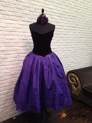 Возьмите Костюм для фотосессии: Платье Кабаре с фиолетовой юбкой. Размер 42 напрокат (Фото 1) в Москве