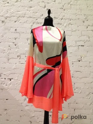 Возьмите Костюм для фотосессии: Шелковое платье в стиле Диско, разные цвета. Размер 44 напрокат (Фото 1) в Москве