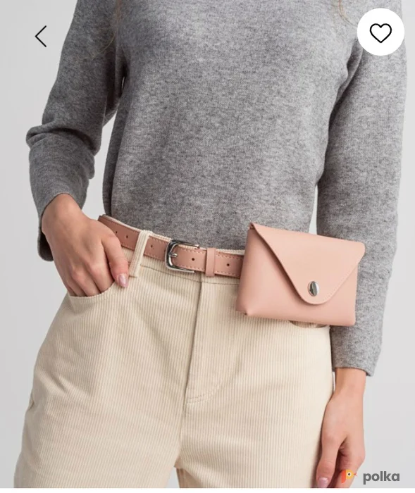 Возьмите Поясная сумка пудровая розовая ремень пояс напрокат (Фото 1) в Москве