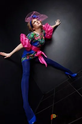 Возьмите Костюм для фотосессии: СИНЯЯ ГЛАЗУРЬ. Размеры 42, 44 напрокат (Фото 1) в Москве