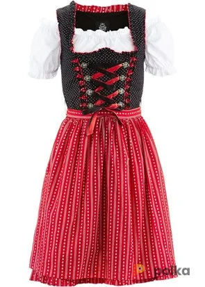 Возьмите Костюм для фотосессии: Дирндль, национальное Баварское платье. Размер 44-46 напрокат (Фото 1) в Москве